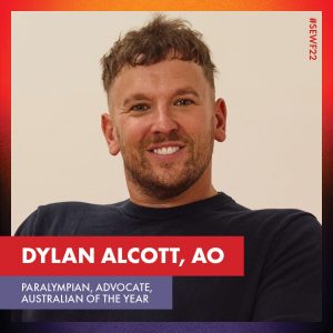 Portrait image of Dylan Alcott, paralympian and Australian of the Year
