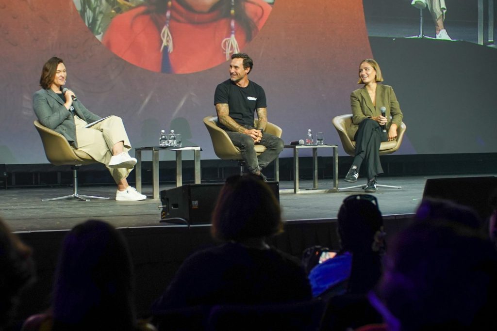 Panel discussion on the main stage of the Social Enterprise World Forum 2022 in Brisbane Australia