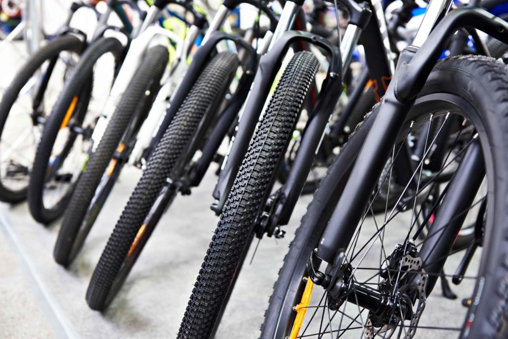 Row of bikes at Good Cycles